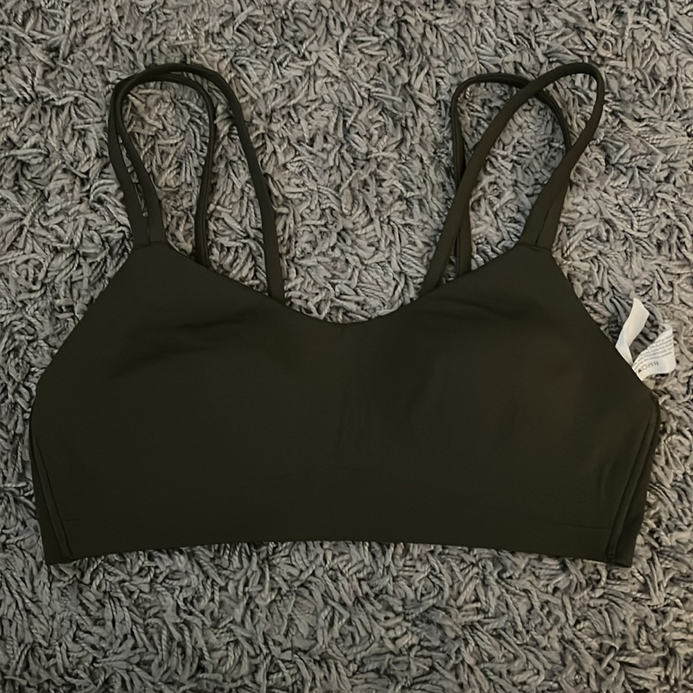 lululemon athletica green on cloud sports bra never worn